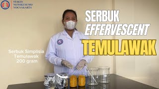 Praktikum FTS OT  Formulasi dan Evaluasi Serbuk Effervescent Ekstrak Temulawak [upl. by Ludovika]