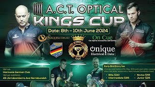 ACT Optical KIngs Cup  2024  Last 128  Table 1 amp 2 [upl. by Sinnard420]