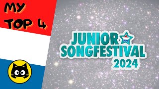 🇳🇱 Junior Songfestival 2024 · MY TOP 4 · Eurogatito [upl. by Ynahteb]