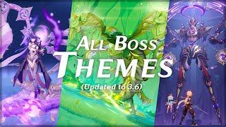 All Boss Themes — Genshin Impact OST 36 [upl. by Barren107]