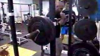 DeFrancosTrainingcom  325 lb Zercher squat [upl. by Eyllom97]