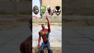 WHAT WAITS FOR SPIDERMAN BEHIND THE DOOR  FUNNY TOYS [upl. by Frohman]