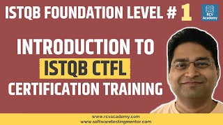 ISTQB Foundation Level 1  Introduction to ISTQB CTFL Certification [upl. by Adnicaj]