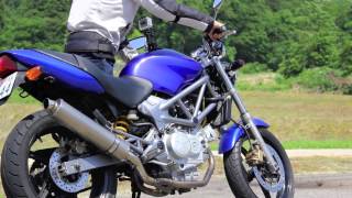 Honda VTR250 Exhaust Sound [upl. by Elspet842]