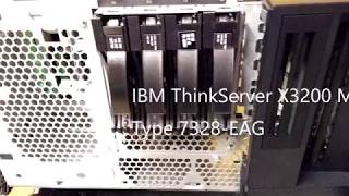 IBM ThinkServer X3200 M3  7328EAG [upl. by Yenal]