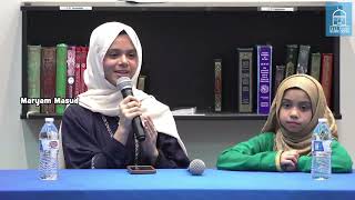 💡2024 Maryam and Fatima EPIC Masjid  Elevating Through Quran  An Important Speech by Maryam Masud [upl. by Erleena413]