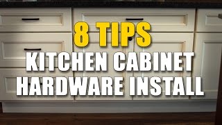 Cabinet Knobs and Pulls  8 IMPORTANT installing Tips [upl. by Briano580]