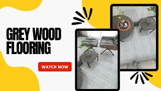 Grey Wood Tile Flooring  Modern Interior design ideas [upl. by Ardiedak]