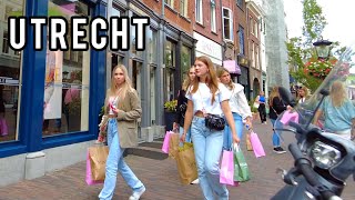 🇳🇱 Utrecht Netherlands 4K Beautiful Day in Calm Dutch City  Walking Tour 2023 [upl. by Candida]