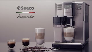 Saeco Incanto Автоматическая кофемашина  Фильтр AquaClean [upl. by Laszlo982]