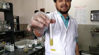 Mercuric Chloride test of acetone [upl. by Kenon]