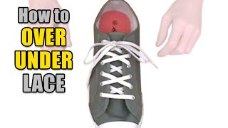 Over Under Lacing Tutorial – Professor Shoelace [upl. by Aitetel]