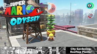 Super Mario Odyssey Metro Kingdom  City Gardening Rooftop Planter [upl. by Airolg]