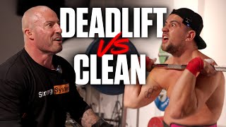 Clean Vs Deadlift With Worlds Strongest Coach [upl. by Plossl224]