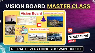 Vision Board Master Class  Law of Attraction  How to make Vision Board in Hindi [upl. by Ttoile]