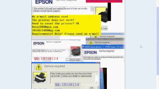 epson D120 resetter DX8400 DX9400F reset DX7400 DX7450 [upl. by Caldeira]