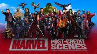 All The Marvel Cinematic PostCredits Scenes Compilation 20082017 [upl. by Metabel]