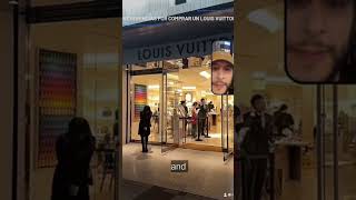 REVERENCIA JAPONESA EN TIENDA LOUIS VUITTON tokyo japon irl viralvideo japan [upl. by Eikceb]