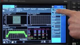 Streamline LTEA 256QAM Modulation Analysis  Keysights MXA Signal Analyzer with Multitouch UI [upl. by Nnaeinahpets226]