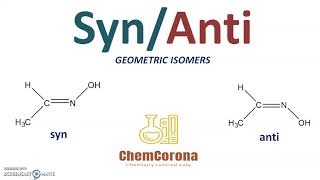 Syn amp Anti geometric isomers [upl. by Volding]