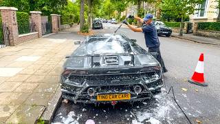 Day in the Life of a Luxury Car Cleaner in the UK [upl. by Wanyen]