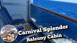 Balcony Cabin Carnival Splendor [upl. by Ydualc]