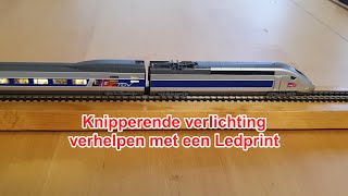 Knipperende verlichting in rijtuigen verhelpen met Ledprint [upl. by Onailil]