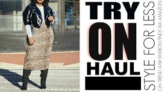 AMAZON FALL  WINTER STYLE FINDS HAUL  BLACK FRIDAY DEALS I PLUS SIZE FASHION [upl. by Screens]