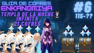 🍀🤑TODOS LOS COFRES DE ENKANOMIYA🤑🍀 6 Templo de la noche infinita parte 1  Genshin Impact [upl. by Maighdiln701]