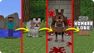 HOMBRE LOBO VS LA VIDA EN MINECRAFT  SI EL CICLO DE VIDA EXISTIESE EN MINECRAFT [upl. by Deckert]