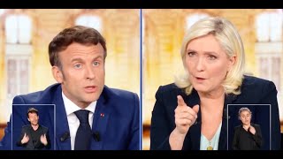 Macron à Le Pen  quotVous allez créer la guerre civilequot avec linterdiction du voile islamique [upl. by Sineray599]