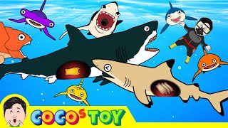 60minㅣCoCosToys wellmade stories best collection 2ㅣwhales amp sharks for kidsㅣCoCosToy [upl. by Clemmie]