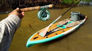 Fly Fishing Florida Flats on a Paddleboard [upl. by Annovaj583]