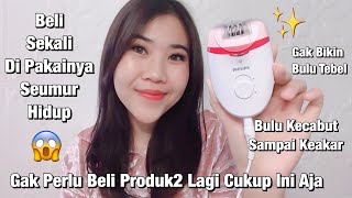 Alat Untuk Menghilangkan Bulu Yang Hasilnya Bisa Permanen  Philips Hair Remover [upl. by Cleavland]