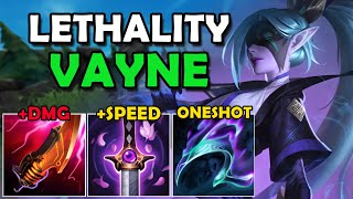 Enemy Team Has NO Tanks Pick THIS To WIN  Lethality Vayne Mid Gameplay S14 [upl. by Shayna]