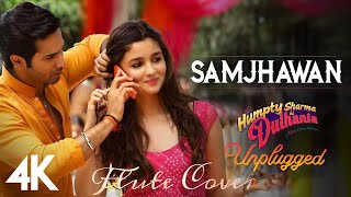 Main Tenu Samjhawan  Flute Cover  unplugged  Samjhawan  divine studio07 [upl. by Aerdnahs]