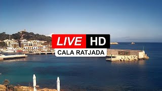 Live Webcam Puerto de Cala Ratjada ⛵ Capdepera ☀️ Mallorca 🌎 Baleares 🅻🅸🆅🅴 [upl. by Avlasor]