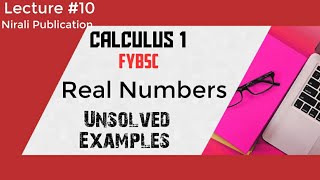 Real numbers Fybscchapter 1 New Syllabus 2020Nirali Publication University of pune [upl. by Narak]