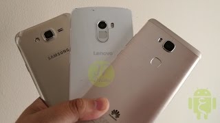 Samsung J7 vs Lenovo A7010 vs Huawei GR5 [upl. by Petronia]