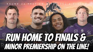 NRL  Round 24 Preview with Joel amp Fletch  will we see a Grand Final preview in Penrith [upl. by Lundt]