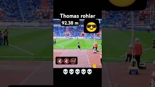 Thomas rohler season best throw 9238mathletics viralshorts [upl. by Lenci]