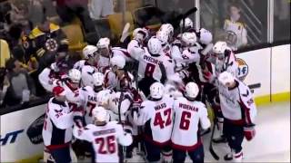 Nicklas Backstrom OT Game Winner Capitals vs Bruins Game 2 [upl. by Richie]