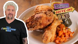 Guy Fieri Eats Killer Soul Food in Atlanta  Diners DriveIns and Dives  Food Network [upl. by Aierb]