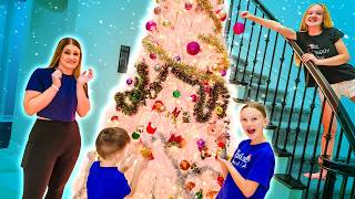 Letting our Kids Decorate the Christmas Tree BAD IDEA [upl. by Arabela]