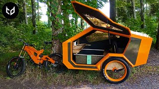 9 Cozy BIKE CAMPERs  Micro Mobile Homes For Camping [upl. by Romeu485]