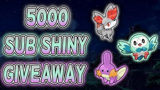 5000 SUBSCRIBER SPECIAL Shiny Starter Giveaway Pokemon Scarlet And Violet DLC [upl. by Florina]