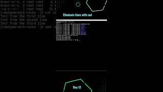 Eliminate lines with SED linuxadmin linuxadministrator linux sed [upl. by Fransisco]