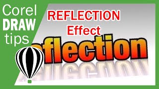 Reflection Effect in CorelDraw [upl. by Ardnuasak]