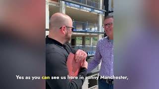 Brian visits the the Berkeley Square development in Manchester [upl. by Jarib]