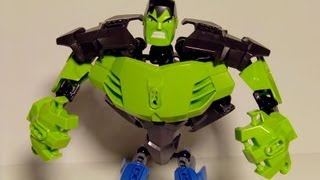 LEGO MARVEL SUPER HEROES THE HULK 39pc ACTION FIGURE TOY REVIEW [upl. by Roselba]